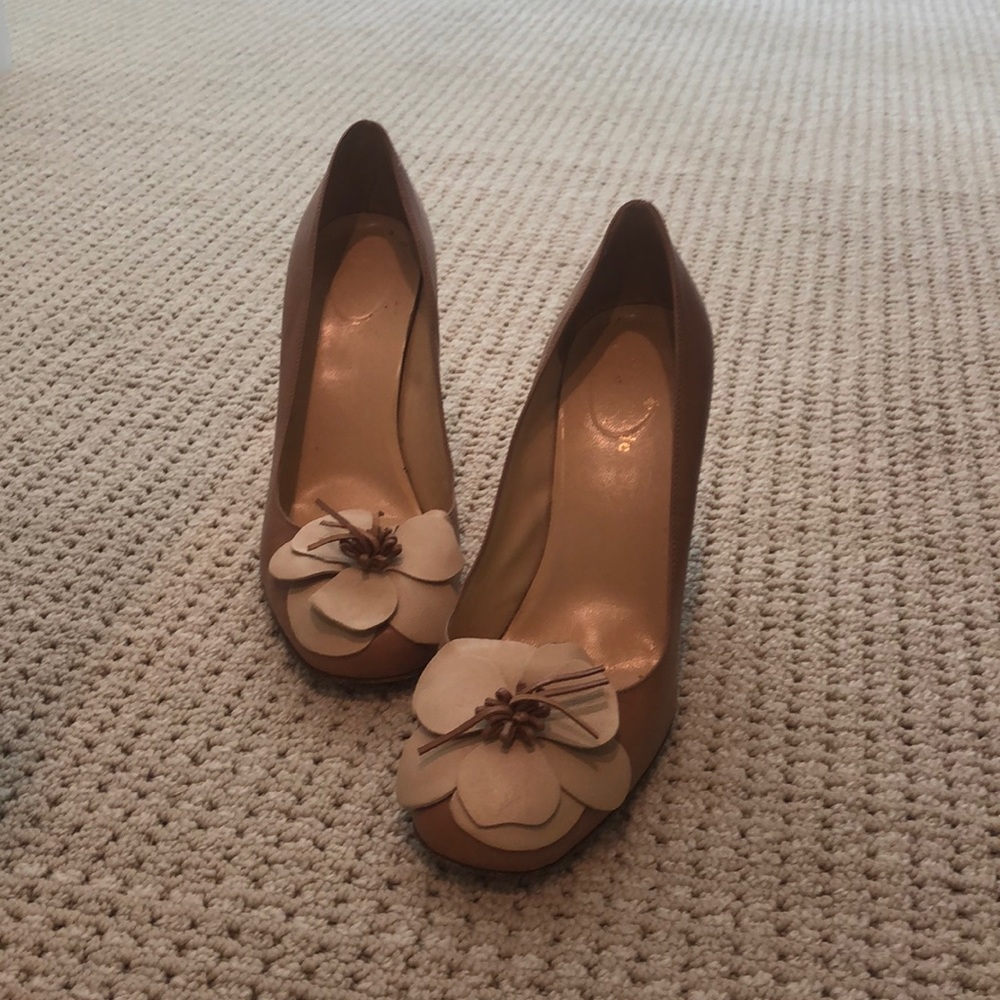 Kate Spade Heels with Flower detail